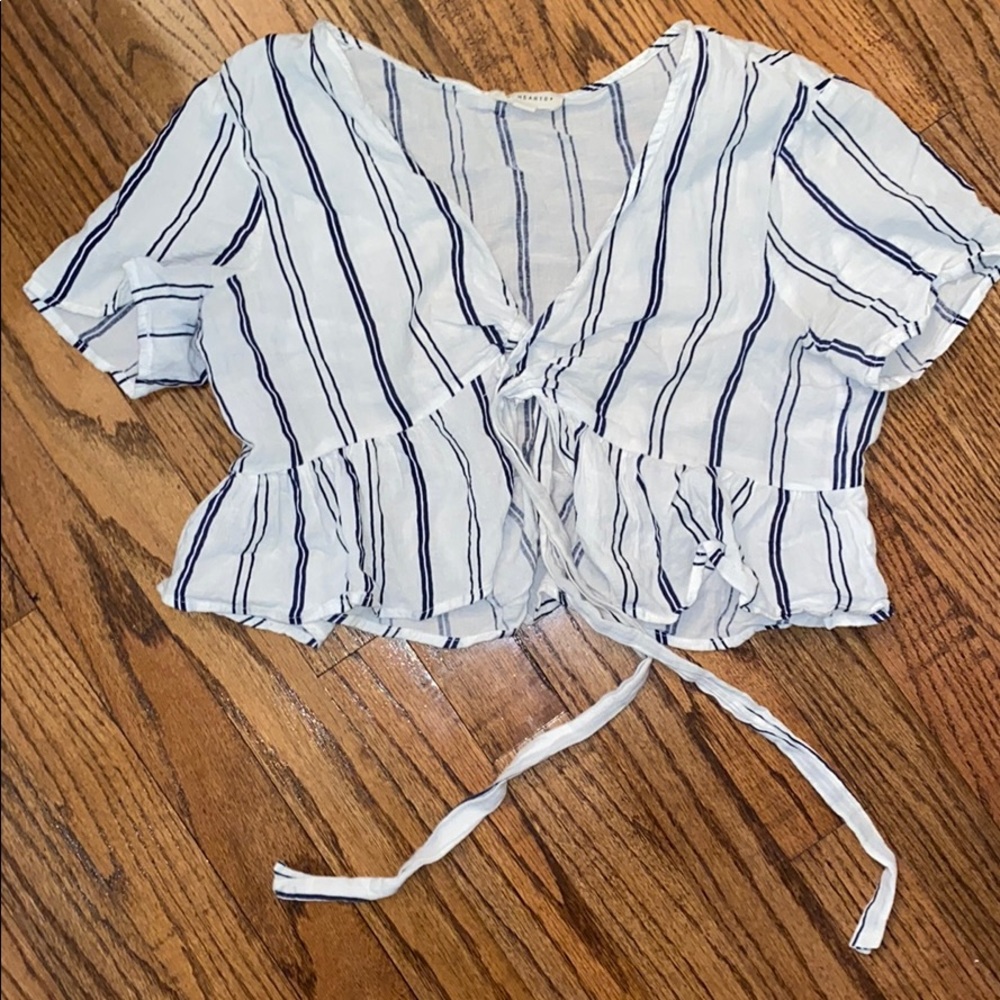 Front Tie Crop Top